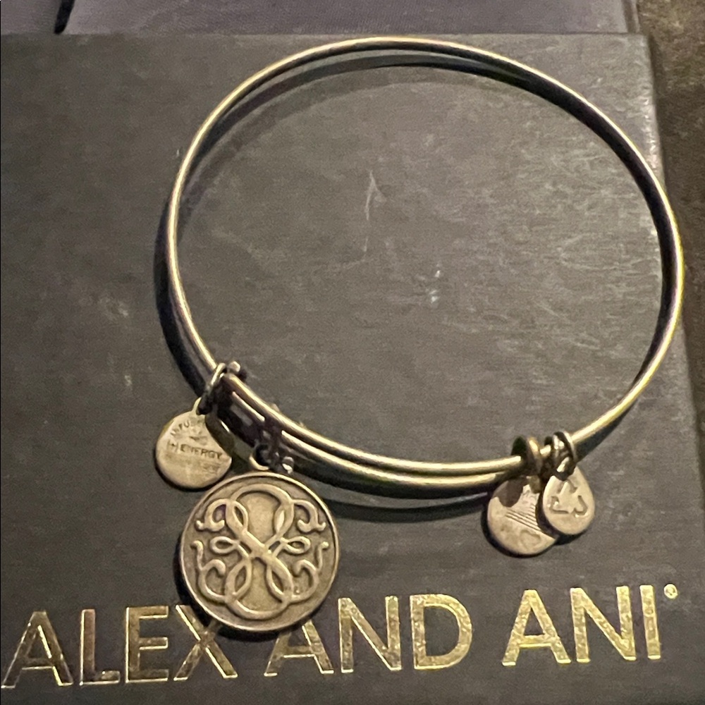 Alex and Ani Gold-Tone Charm Bracelet